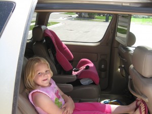 Audrey and the new Toyota Sienna