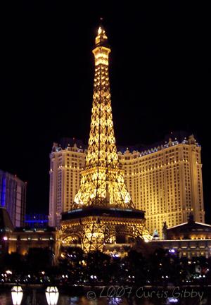 Las Vegas 2007 - The Eiffel Tower at the Paris Hotel