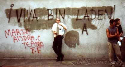 Viva Bin Laden graffiti in Trujillo, Trujillo, Venezuela