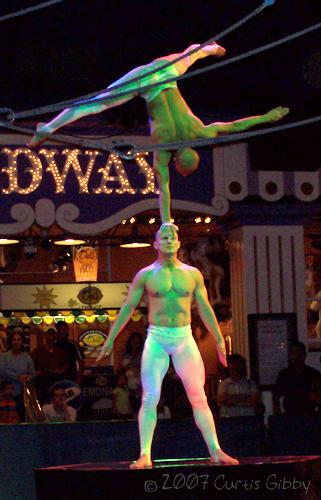 Las Vegas 2007 - Demostración de balancia en Circus Circus