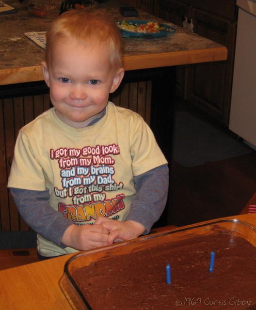 Cumpleaños de Nathan (2) -- torta