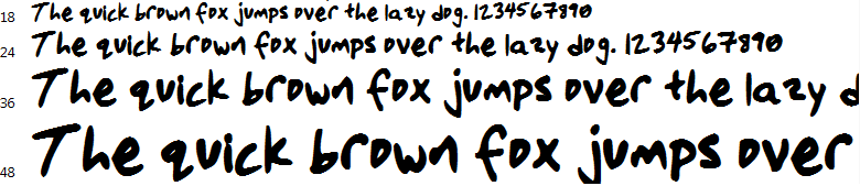 Sharpie font