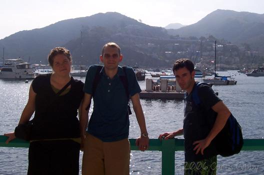 Cruise - Posing on Catalina Island in front of the city of Avalon