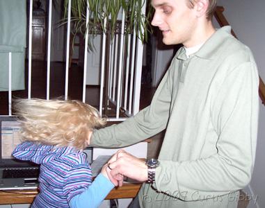 Curtis and Audrey dancing