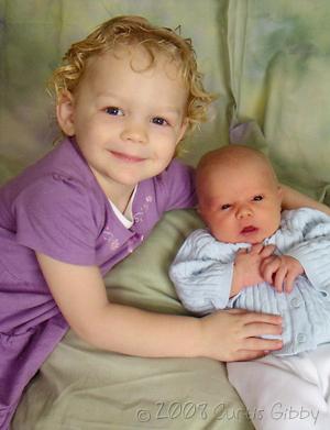 Audrey and Nathan, February 2008