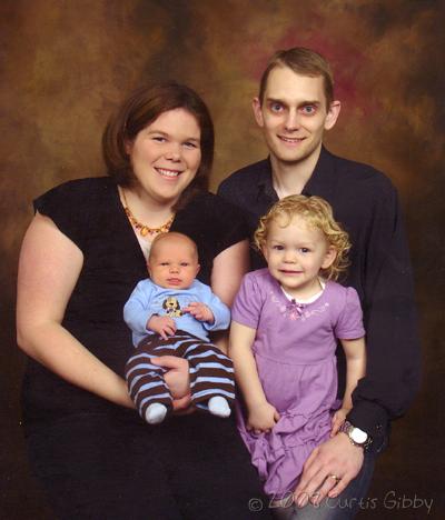 Gibby family portrait, February 2008