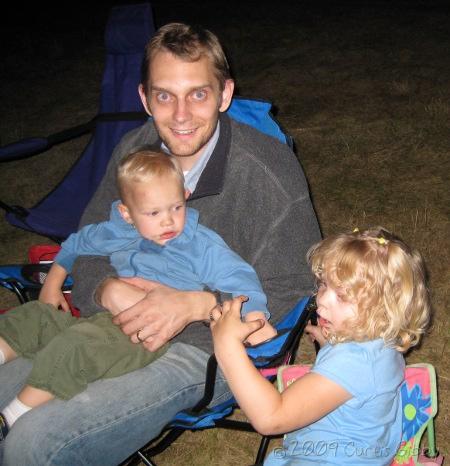 Gibby Campout 2009 - Curtis, Audrey, Nathan