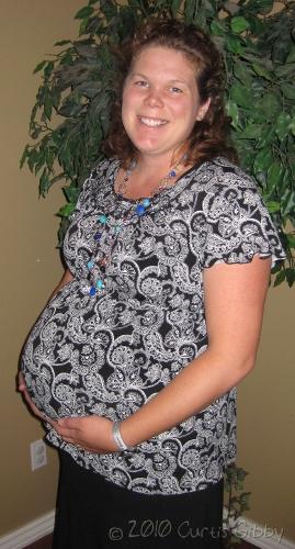 Pregnant Sarah - 37 Weeks (third child)