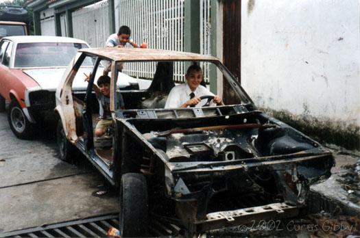 The awesome set of wheels I had in Boconó, Trujillo, Venezuela