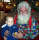 View - Nathan visits Santa Claus at the mall (2008)