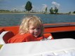 View - Audrey happy to be going for a boat ride