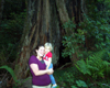 Ver - Vacaciones de 2008 en California - Sarah y Audrey en Parque Nacional Redwood