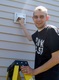 View - Curtis removes a bird's nest from the dryer vent