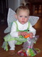 Audrey with  her Halloween candy, Oct. 2006