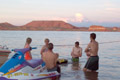 View - Lake Powell - August 2007 - Gibbys and Gerbers hanging out at Bullfrog Bay